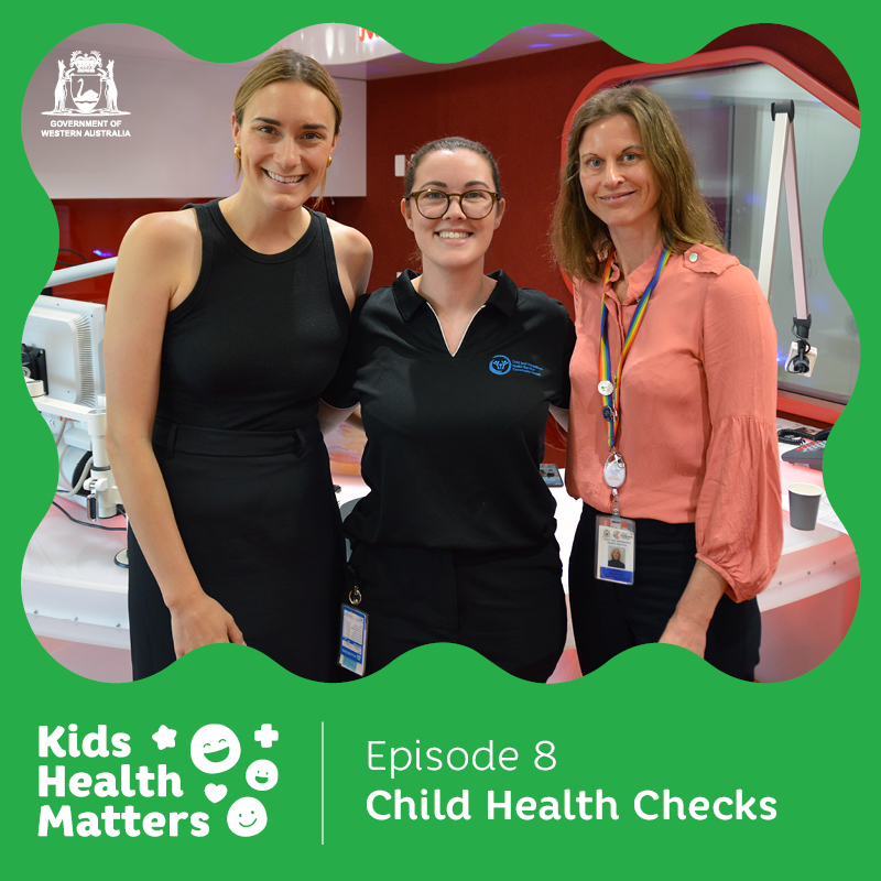 Dani Shuey, Child and Adolescent Community Health nurse Brooke Cini and Danielle Engelbrecht discuss the importance of milestones and child health checks in this week's episode of Kids Health Matters