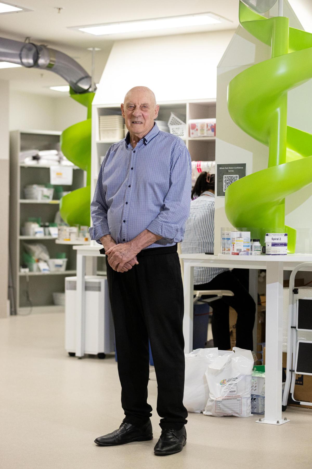 Allan Jones, PCH Senior Pharmacist and 2023 WA Health Excellence Award - 7News Health Heroes finalist 