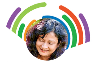 Profile pic of A/Prof Sunalene Devadason with CAHS logo