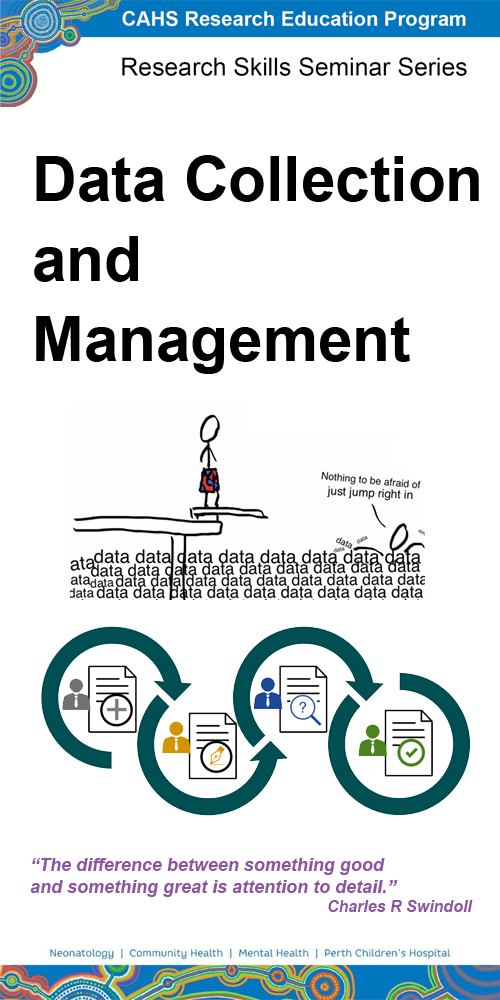 Data collection and management presented by Associate Professor Sue Skull