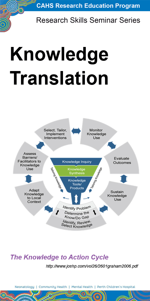 Knowledge Translation seminar presented by Associate Professor Sue Skull 