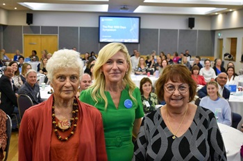 Professor Fiona Stanley AC, Valerie Jovanovic and Professor Rhonda Marriott AM were key speakers at the First 1000 Days Framework Symposium 