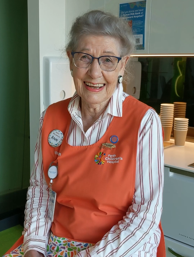 PCH volunteer Ann Taylor